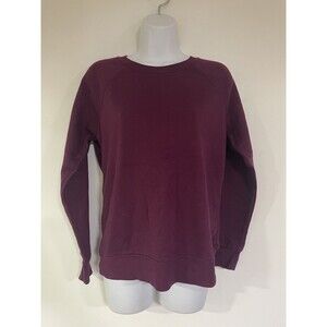 Women's Time And True S(4-6) Purple Sweater SweatShirt Long Sleeves Crew Neck